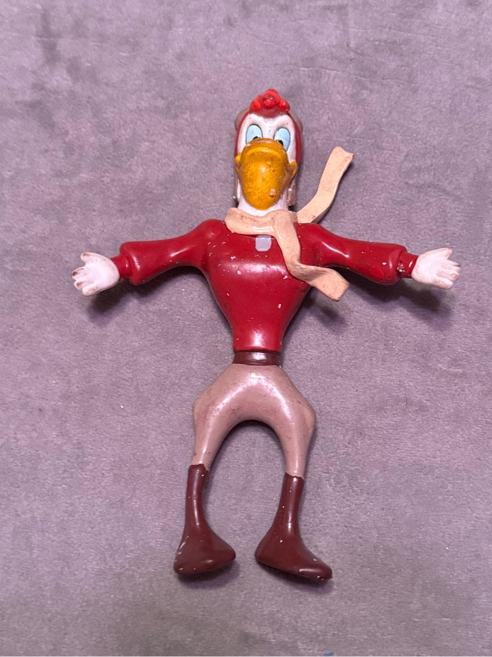 Vintage 1992 Launchpad McQuack Disney DuckTales Bend-Ems Figure